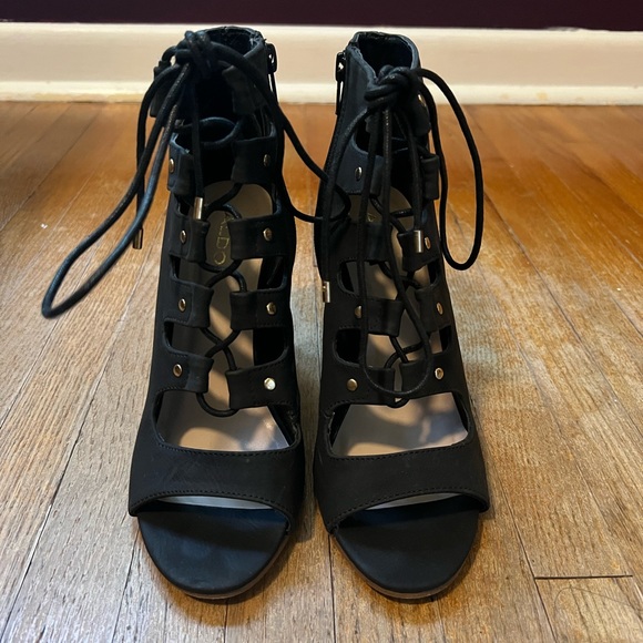 Aldo women’s high heel in black women’s size 7.5 - Picture 3 of 10